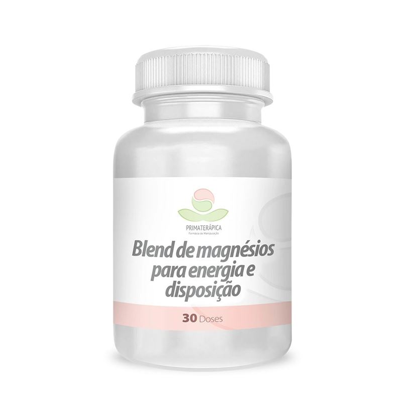 Blend de Magnésios para Energia e Disposição 30 Doses