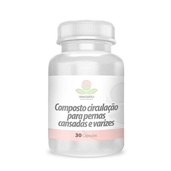 Composto Circulação para Pernas Cansadas e Varizes 30 Cápsulas