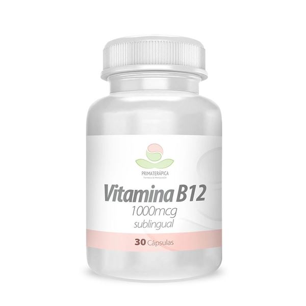 Vitamina B12 1000mcg Sublingual 30 Cápsulas